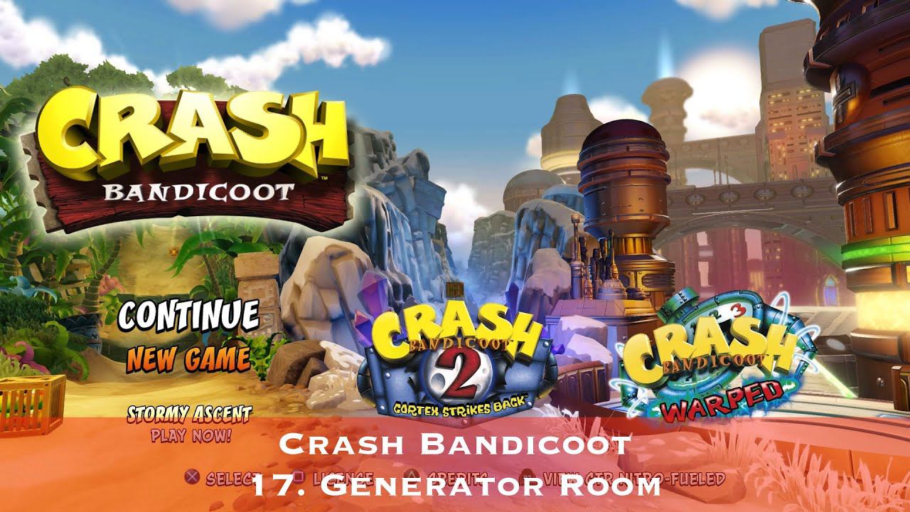 Crash Bandicoot - 17. Generator Room - Сбор всех кристаллов