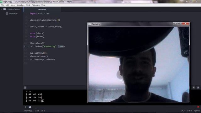 Python 25.8 Python for photos and video processing with openCV - Capturing Video смотреть онлайн