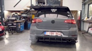 VW GOLF 7.5 GTI TCR - ICON CATLESS DOWNPIPE / STAGE 2 REMAP / AKRAPOVIC EXHAUST - BRUTAL SOUND