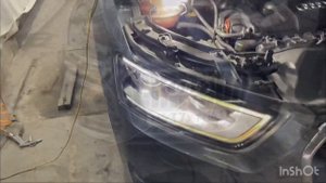 Audi Q3 как улучшить свет фар без разбора ) 7(928)1112002