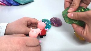 Свинка Пеппа и Джордж показывают свои СЛАЙМЫ.
