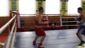 Сайхан Бакаев и Идрис Шамханов, финал чемпионата Чеченской республики по боксу среди мужчин 2018.