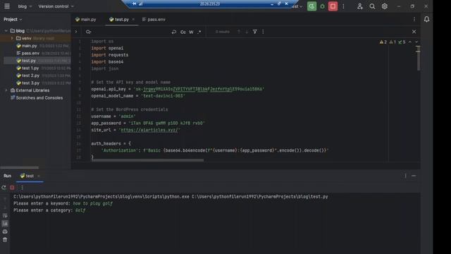 Build an AI Article Generator with Python & ChatGPT – No Coding Needed!