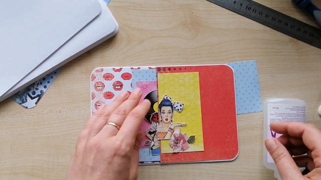 Скрапбукинг. Мастер-класс. Мини-альбом из конвертов-карманов смотреть онлайн