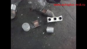 Ремонт и замена катализатора BMW 525 f10 на пламегаситель