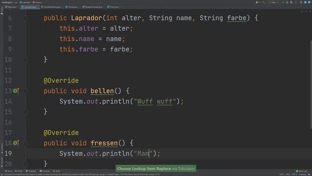 Java Interfaces in 8 min - Java Programmieren Lernen Deutsch - 36