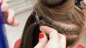 Цветные волосы без окрашивания. Как крепить цветные пряди на волосы.