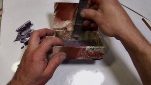 Как обклеить шкатулку бархатом