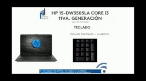 Portátil HP 15-DW3505LA Core i3