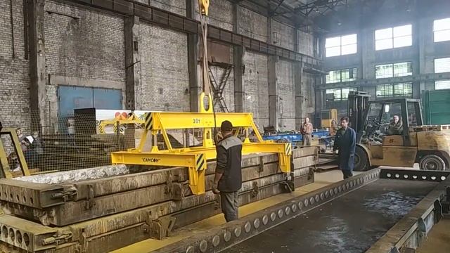 Захват для заливных форм ЖБИ смотреть онлайн