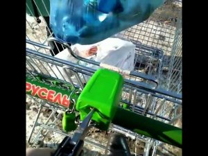 Лайфхак! Как забрать монетку из продуктовой тележки