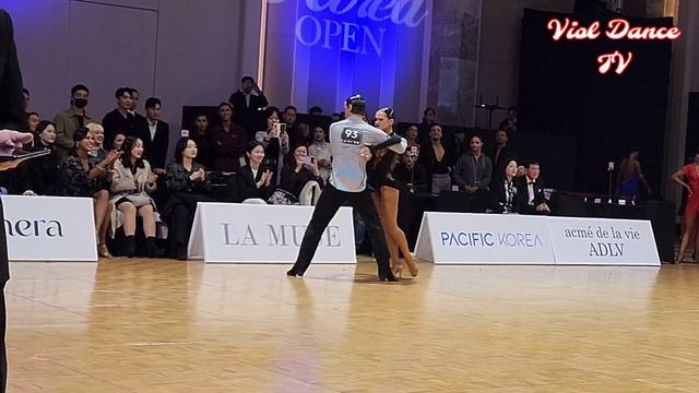 2023 Korea Open/ Open Professional Latin 1R H3 Samba смотреть онлайн