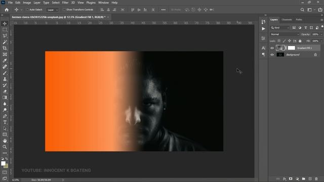 How To Create a Simple Dual Lighting Effect in Photoshop | Step by Step Tutorial смотреть онлайн