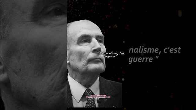 7/9 François Mitterrand : Les Citations de Sagesse d'un Président Visionnaire. #president