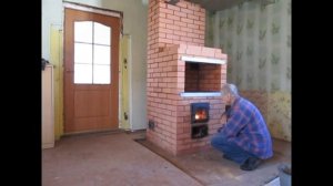 печь шведка (первая растопка)  подробно 2ч.