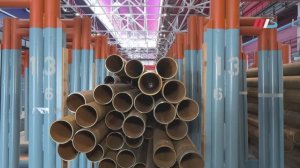 На Волжском трубном заводе открыли современный участок отделки труб из нержавеющих марок стали