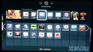 Smart TV и браузер на Samsung UE55F9000AT (XDRV.RU)