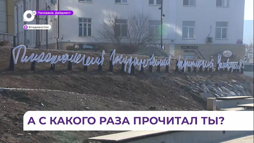 Необычный арт-объект появился на территории ТГМУ во Владивостоке