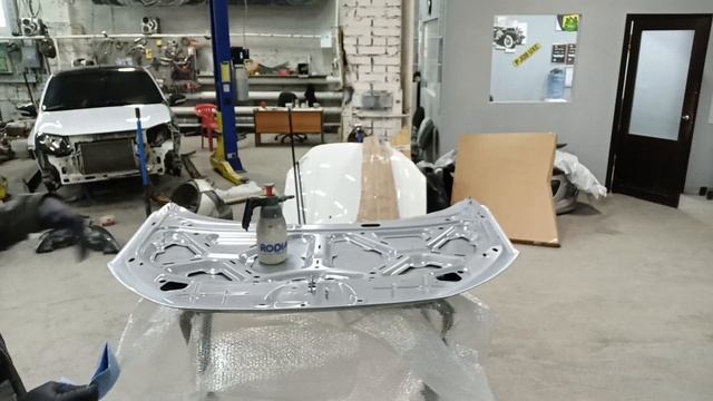 Покраска нового капота. Весь процесс