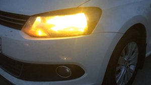 ДХО через ПТФ поло седан