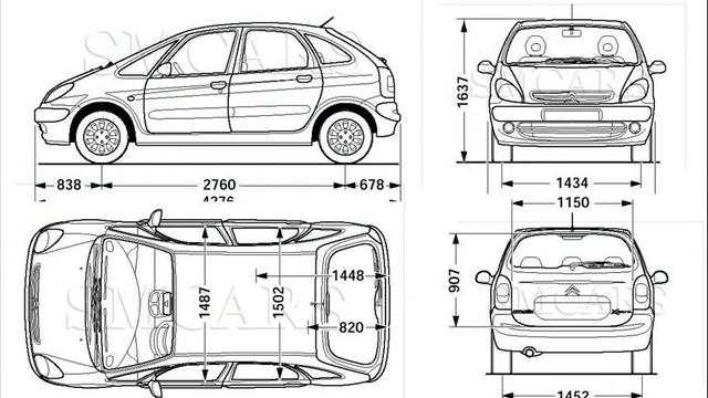 Ситроен Ксара Пикассо габариты. Ситроен с 3 габариты багажника. Ситроен Пикассо с4 ширина багажника. Citroen Xsara Picasso Размеры.