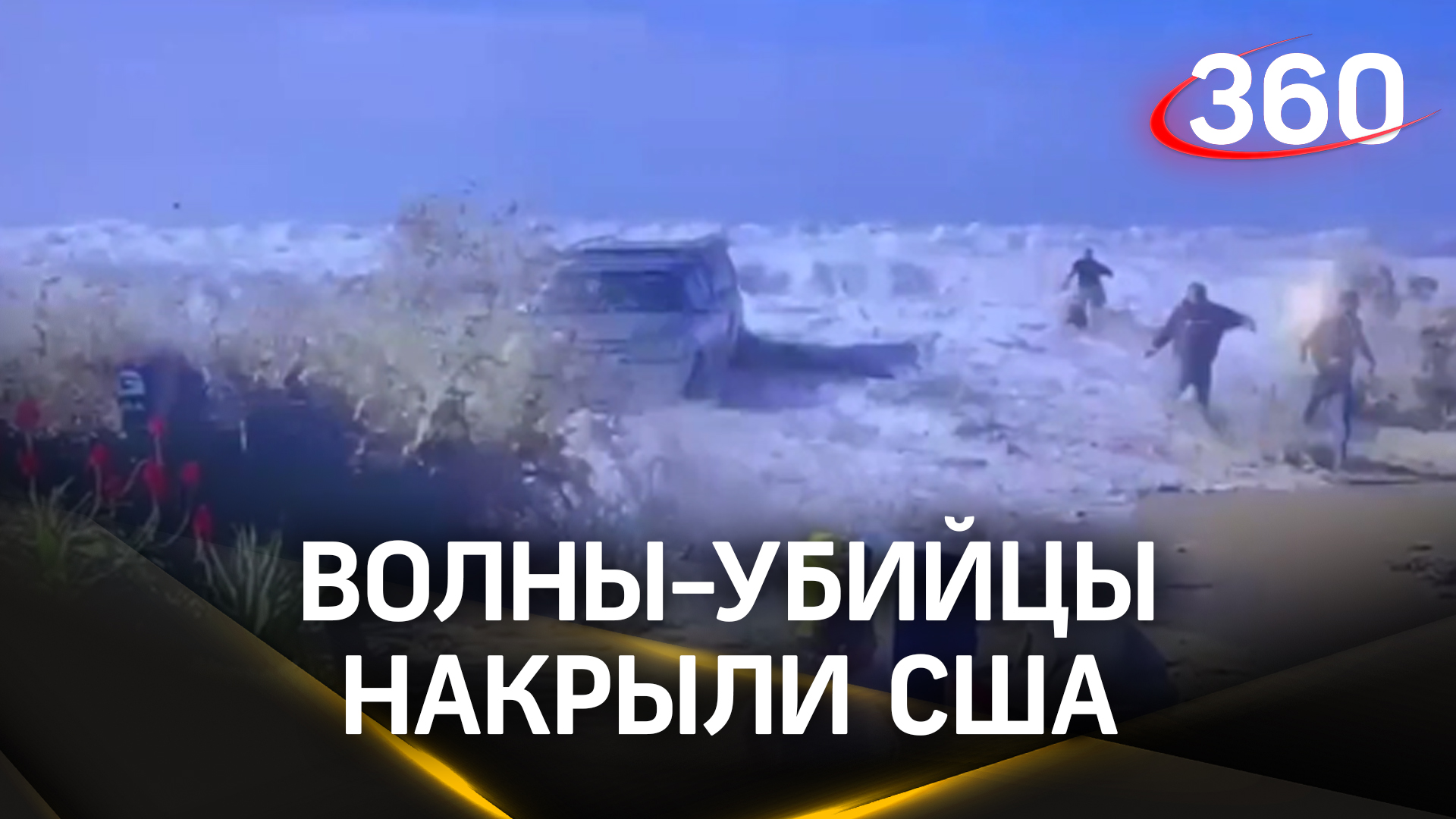 Волны-убийцы хлынули на калифорнийские пляжи с разрушительной силой - восемь человек в больнице