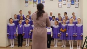 Младший хор хорового коллектива "Вдохновение" "Ярмарка" Е.А. Гомонова