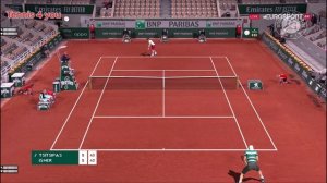 Stefanos Tsitsipas vs John Isner Roland Garros 2021 R3 highlights | French Open 2021