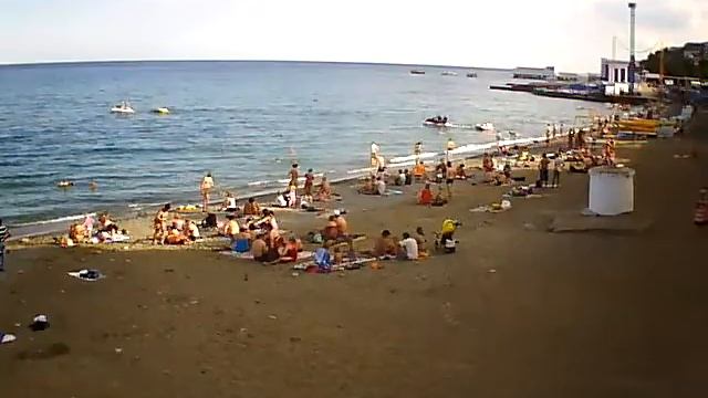 Вебкамера Центральный пляж. Запись 08.07.2016 18:00:02