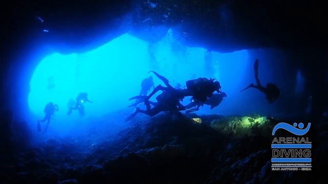 Scuba Diving Ibiza Caves of Light   Pillars of Hercules  Ibiza Divingyoutube com