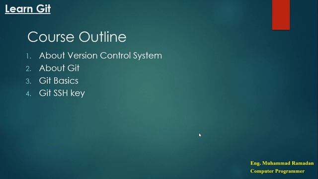 01  Git version control system - Introduction