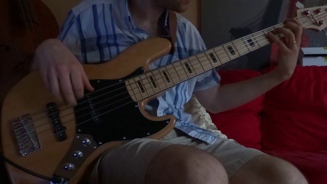 Fender Squier Vintage Modified Jazz Bass V Intro Cover Robert Glasper Cherish the Day Lalah Hathawa смотреть онлайн