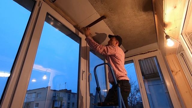 Обшивка балкона вагонкой смотреть онлайн