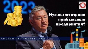 Владимир Боглаев: Нужны ли стране прибыльные предприятия?