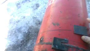 Супер мега буржуйка из газовых баллонов - часть 3 (как приварить завес двери)