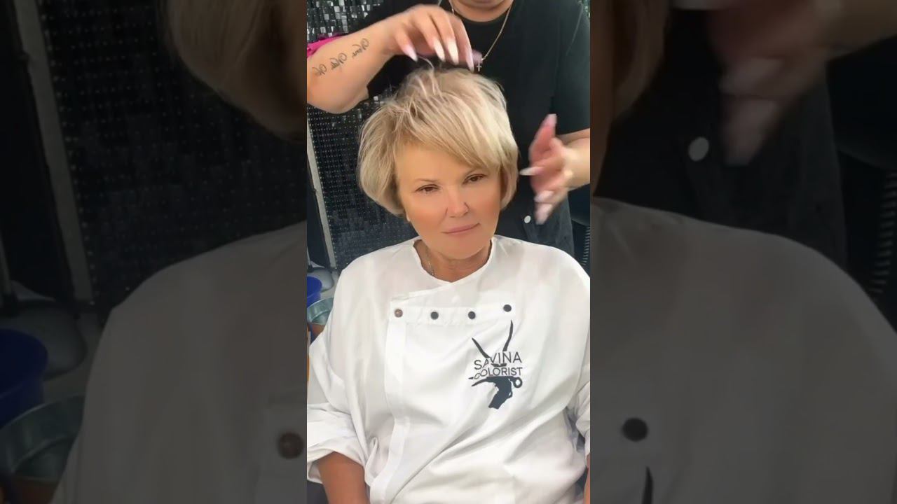 PIXIE BOB FOR WOMEN 50+/ПИКСИ-БОБ ДЛЯ ЖЕНЩИН 50+ #модаикрасота #короткиестрижки #пикси-боб