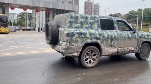 Шпионские снимки, на которых запечатлен леопард BYD FangChengBao Leopard 8