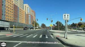 NY 895 North - Sheridan Blvd - Bronx - New York - 4K Highway Drive
