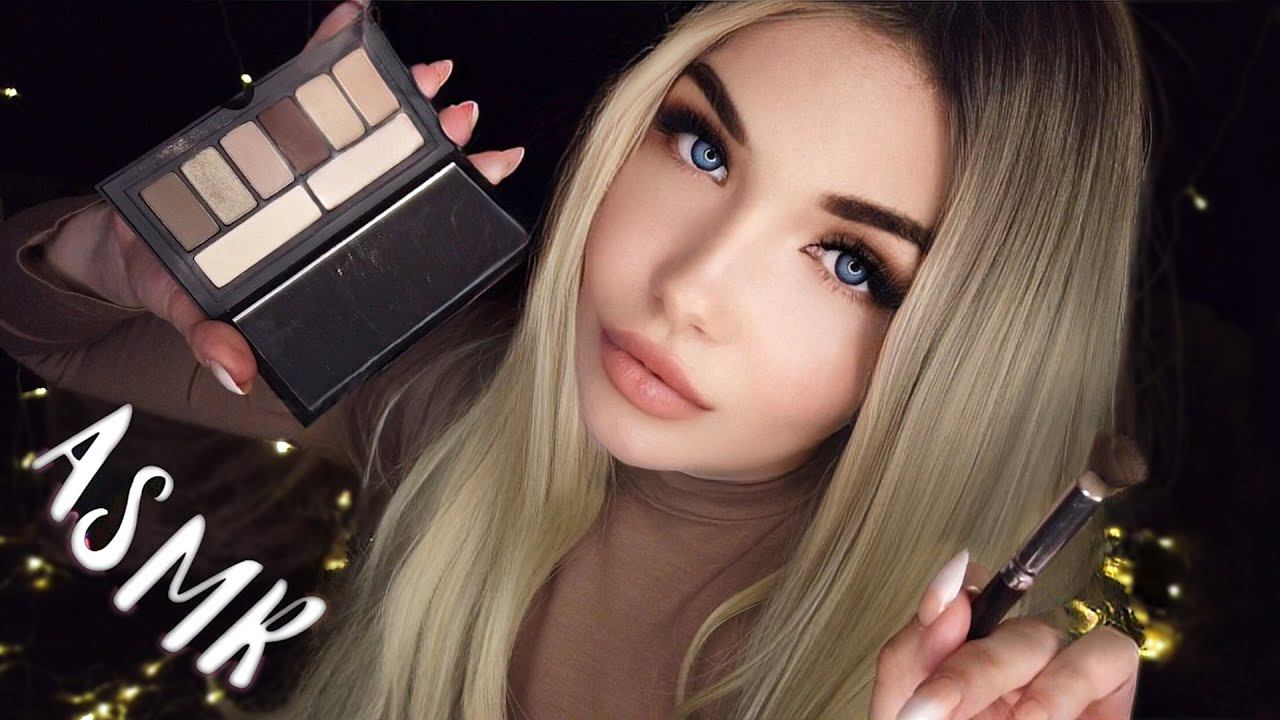 АСМР НЕЖНЫЙ МАКИЯЖ ДЛЯ ТЕБЯ ASMR MAKEUP смотреть онлайн