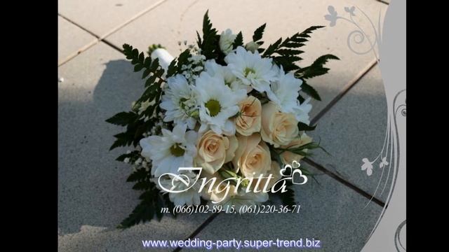 Презентация свадебных букетов от салона INGRITTA смотреть онлайн