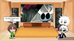Undertale react to Hollow Knight
