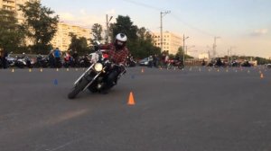 "Восьмёрка" на Джимхане 24.06.2015 Honda VRX400