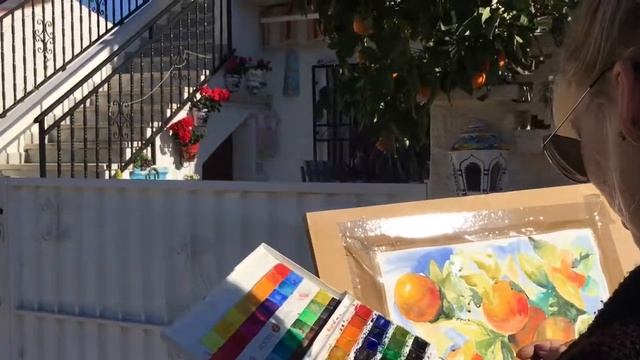 Рисование для детей. Люлена рисует апельсины смотреть онлайн