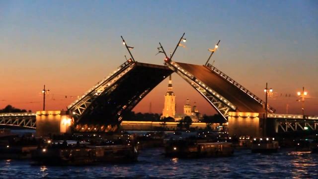 разведение Дворцового моста смотреть онлайн