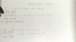 Present Perfect Tense | Present Perfect Tense simple mathod | Present Tense 10th Class |