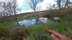 РАЙСКОЕ МЕСТО! Рыбалка на красивой микроречке.