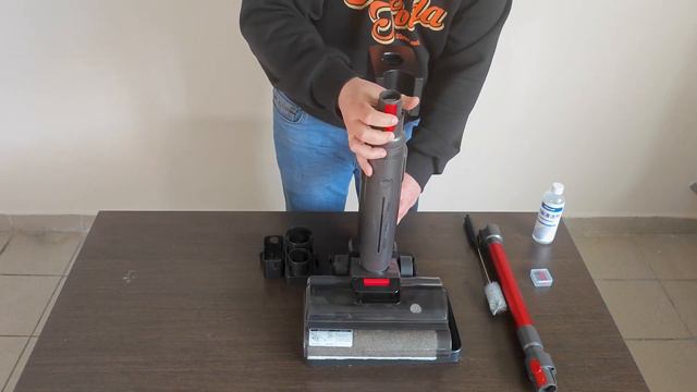 Инструкция по сборке моющей щётки для пылесоса Dyson смотреть онлайн