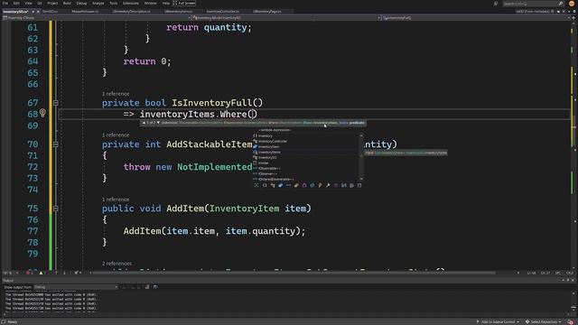 17. Код для сложения предметов - Урок по инвентарной системе в Unity смотреть онлайн