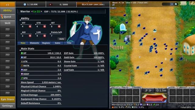 Incremental Epic Hero 2 - gameplay  incrementalidle and roleplaying game