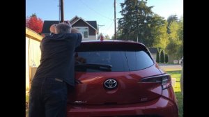 How to install a factory spoiler on a 2019 Toyota Corolla Hatchback